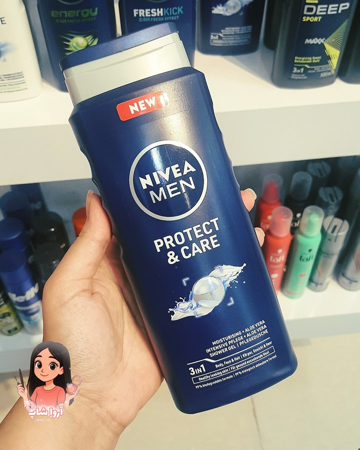 شامپو سر و بدن نیوا مدل Protect & care
